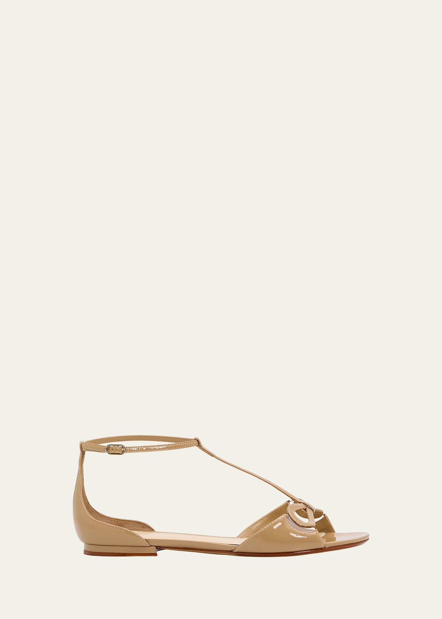 Alexandre Birman Malu Patent Leather Bow Sandals | Bergdorf Goodman