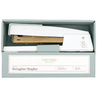 20 Sheet Capacity Stapler White/Gold - Sugar Paper | Target