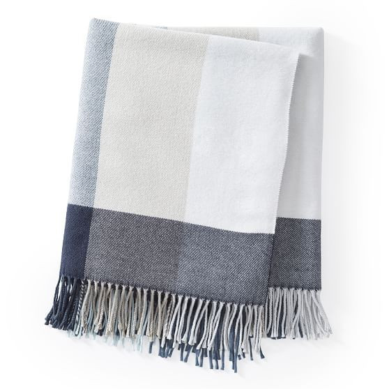 Italian Colorblock Throw Blanket | Mark and Graham