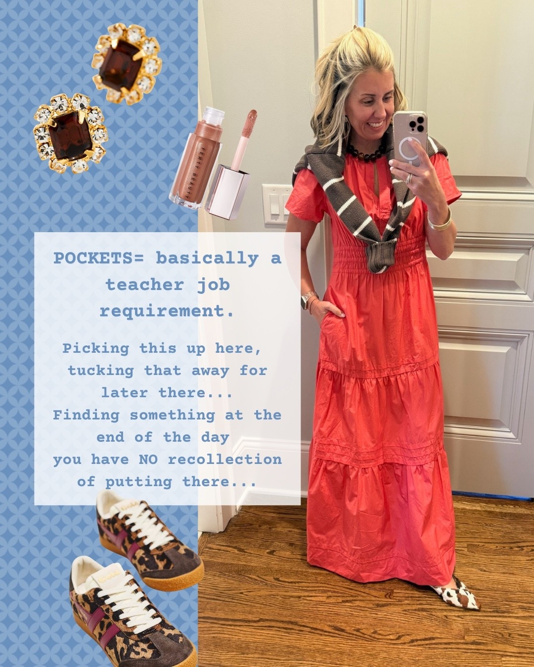 This dress is so flattering (has pockets) and a great price point! I’m wearing an xs. 

#LTKgrwm #LTKmomlife #LTKOver40