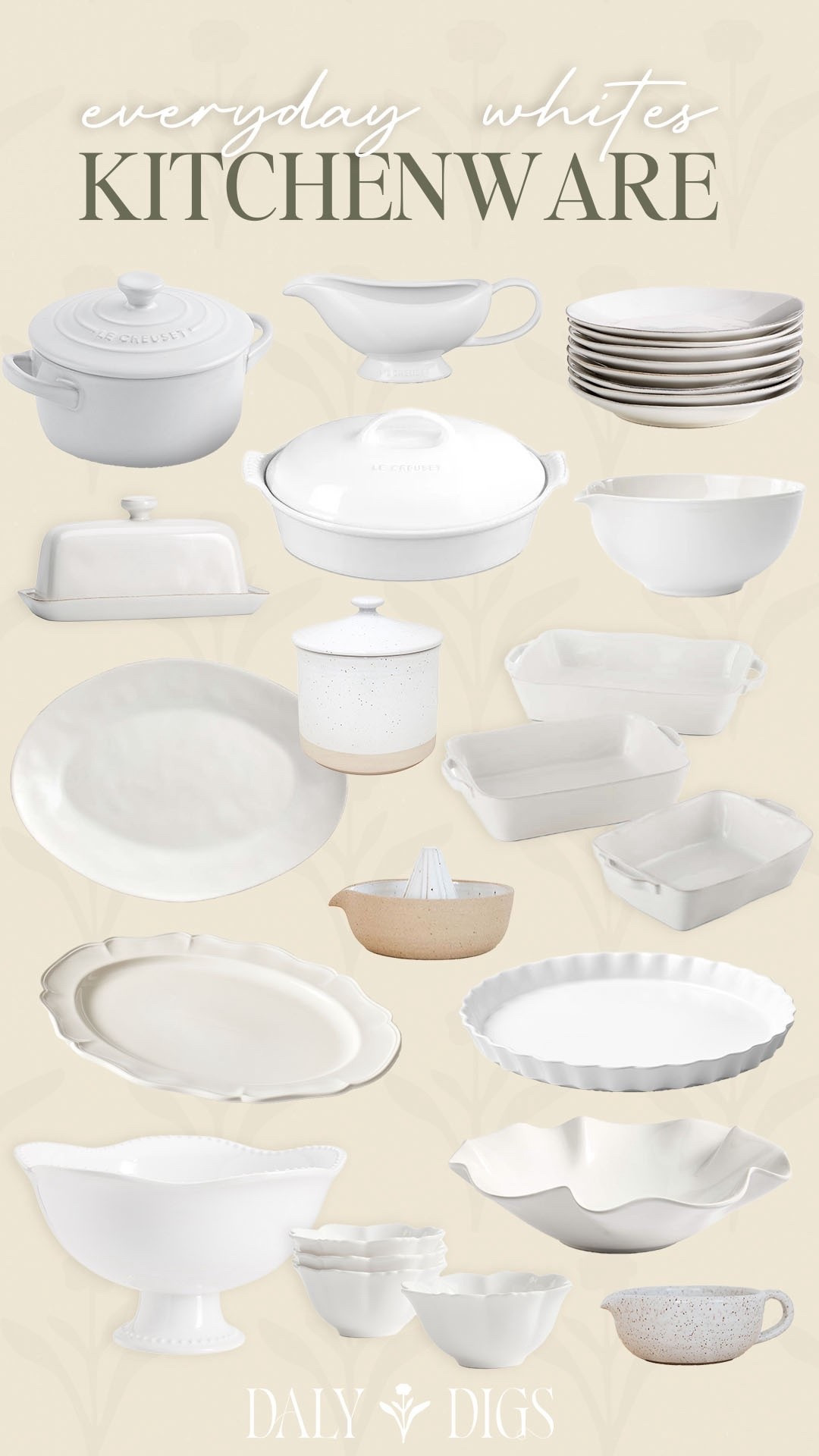 Everyday white kitchenware!

#kitchenware

Kitchen home essentials. Everyday kitchenware. Everyday white dinnerware. Everyday dinner plates. Chic white dinner plates  

#LTKSaleAlert #LTKSeasonal #LTKHome