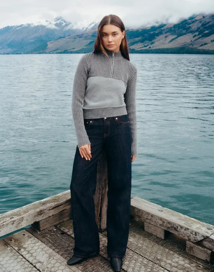 FBF X Glassons Low Rise Puddle Leg Jean | Glassons (Australia)