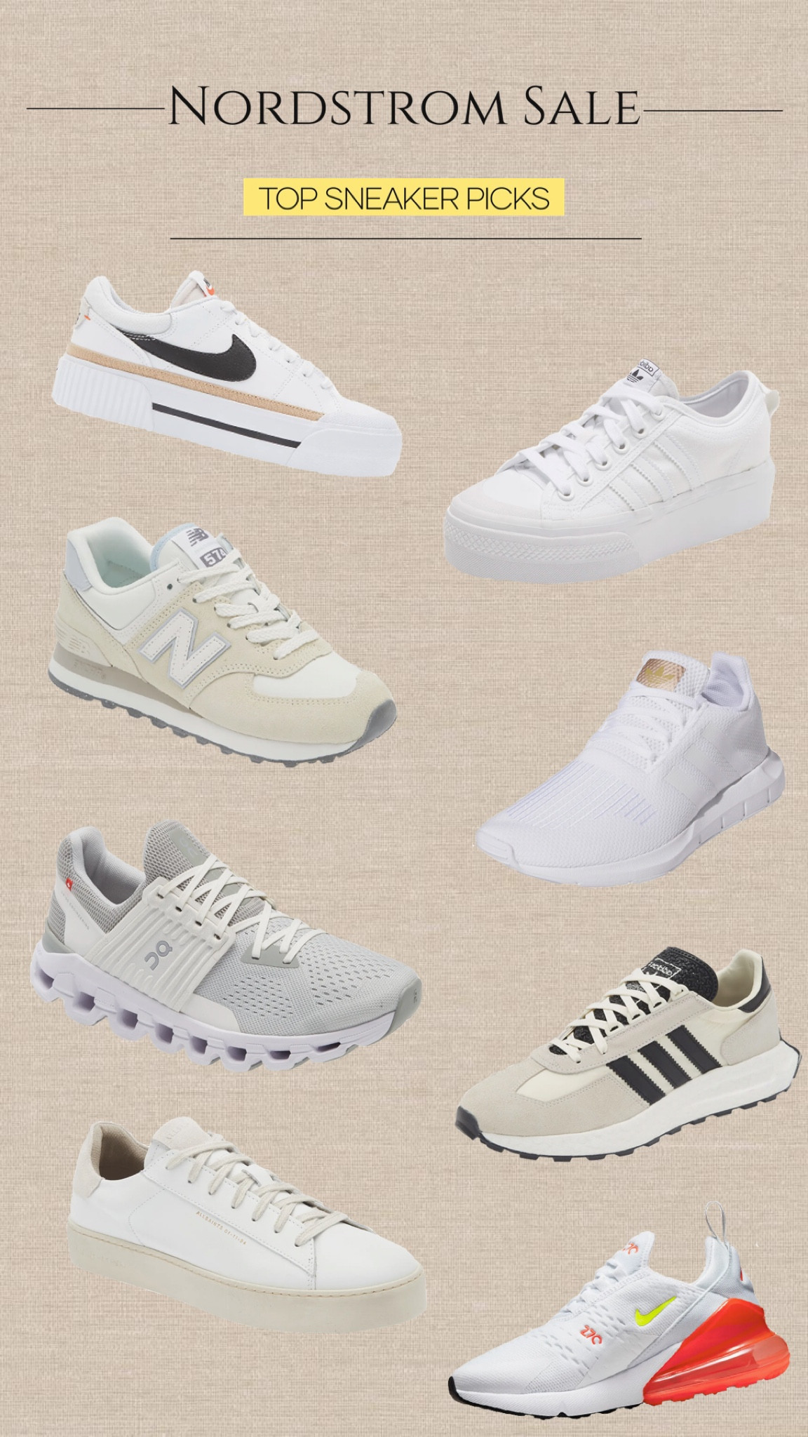 Top sneaker picks for the Nordstrom sale! 
The Court Legacy, Adidas Swift Run, and the Cloudswift sneakers are my absolute favorite sneakers. They are beyond comfortable  

#LTKxNSale #LTKsalealert #LTKshoecrush