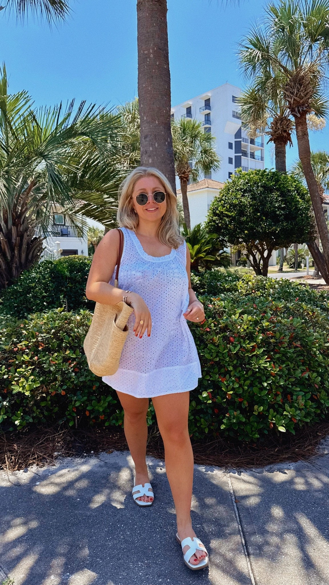 White eyelet coverup on sale! Under $100 - Runs oversized - wearing a small

#LTKootd #LTKMidsize #LTKSwim