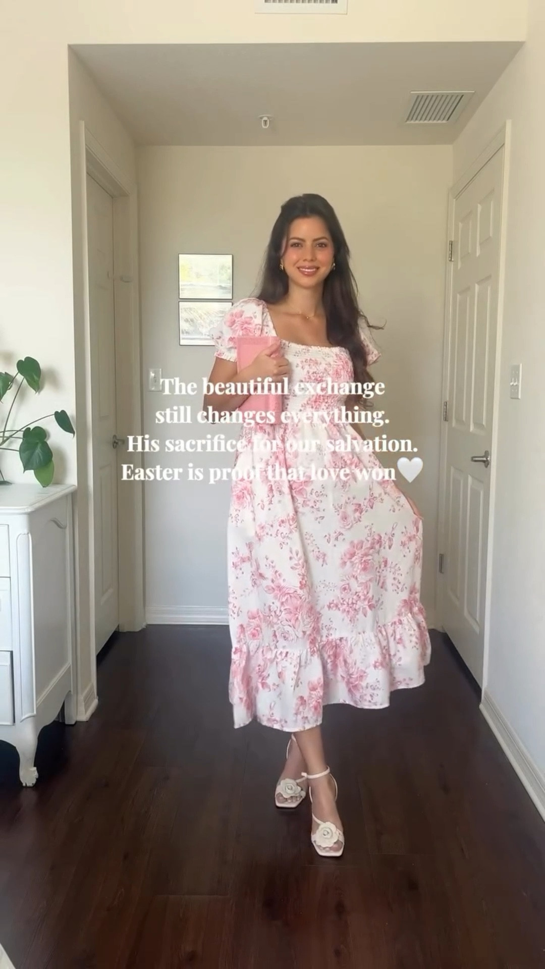 My Easter Sunday dress, right before heading to church🤍✝️

#LTKootd #LTKgrwm #LTKSeasonal