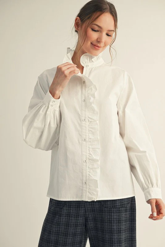 Eloise Top Small / White | The Collection TX 