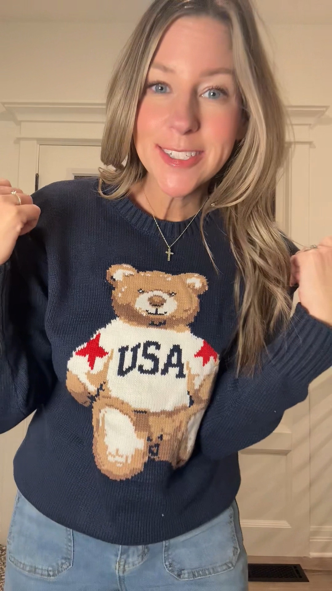 The CUTEST USA Bear sweater - under $20! #samsclub #ralphlauren #usa #sweater #america Edit to add- if you click the link, the correct price will be reflected !

#LTKSaleAlert #LTKootd #LTKSeasonal