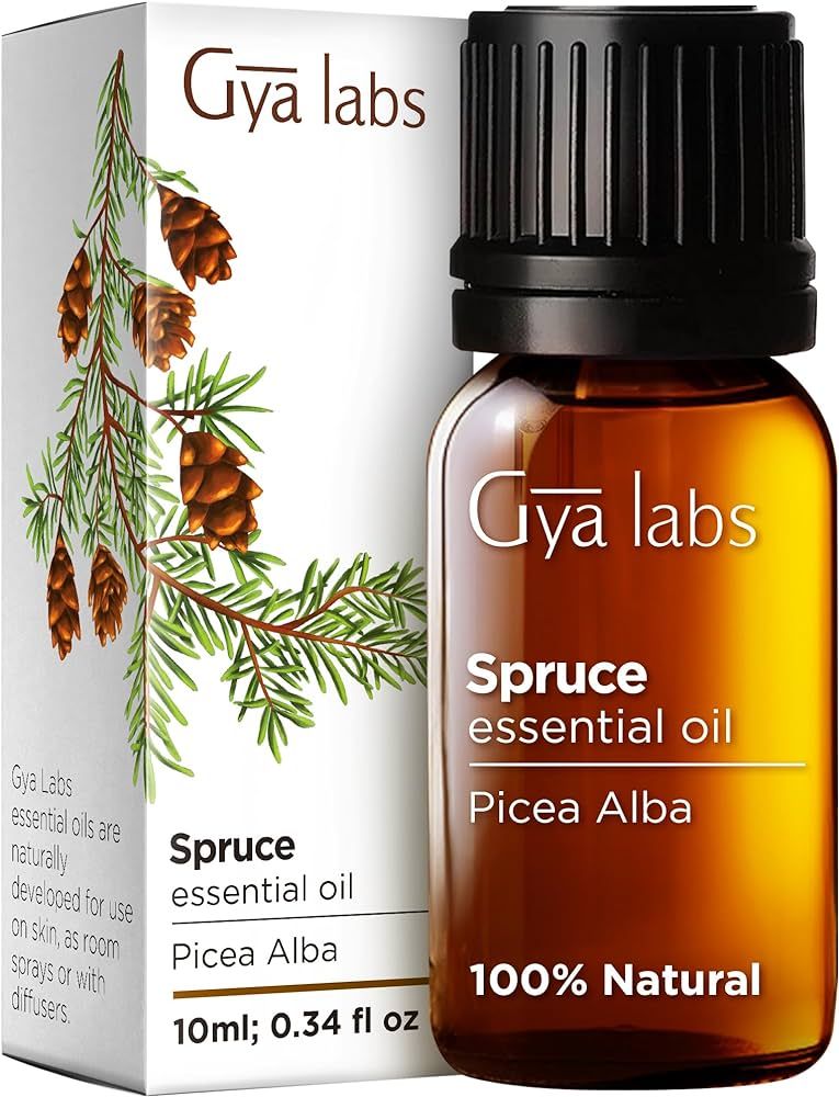 Gya Labs Spruce Essential Oil for Diffuser - Spruce Essential Oil for Skin - Spruce Oil Essential... | Amazon (US)