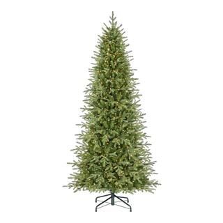 Home Decorators Collection 7.5 ft. Pre-Lit LED Grand Duchess Fir Slim Artificial Christmas Tree 2... | The Home Depot