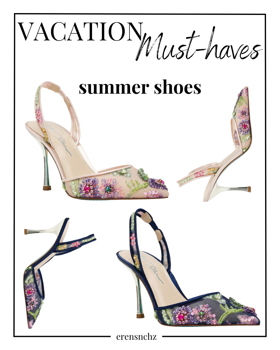 The Perfect Vacation Heels: Betsey Johnson Velma Jewel-Encrusted Slingback Pumps!

Bring the glam to your vacation with the Velma pumps by Betsey Johnson! Covered in sparkling jewels and beading, these chic slingbacks are perfect for a European summer, fancy beachside dinner, or a night out in Ibiza. With a comfy padded footbed, they’re as stylish as they are wearable! ✨👠 #BetseyJohnson #VacationStyle #IbizaGlam 

 #LTKWatchNow #LTKStyleTip #LTKShoeCrush