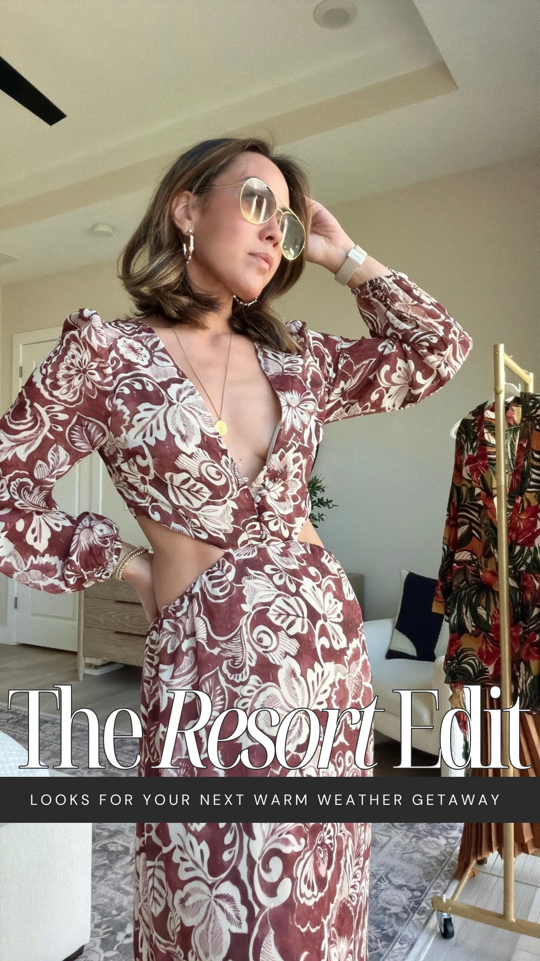 Planning a seaside escape? This Riviera Chic abstract cut-out maxi is exactly what I’d pack. Lightweight chiffon with a subtle metallic shimmer, a flattering A-line shape, and romantic sleeves that move beautifully. The open back is the kind of detail that makes it feel special for resort dinners, coastal evenings, or warm-weather events.

Polished, feminine, and perfect for your next getaway✨🌴🐚




#LTKSeasonal #LTKFestival #LTKgrwm