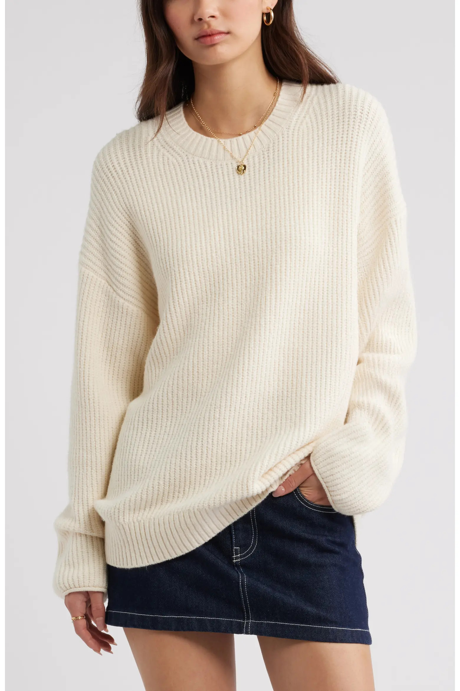 Cozy Crewneck Sweater (Women) | Nordstrom | Nordstrom