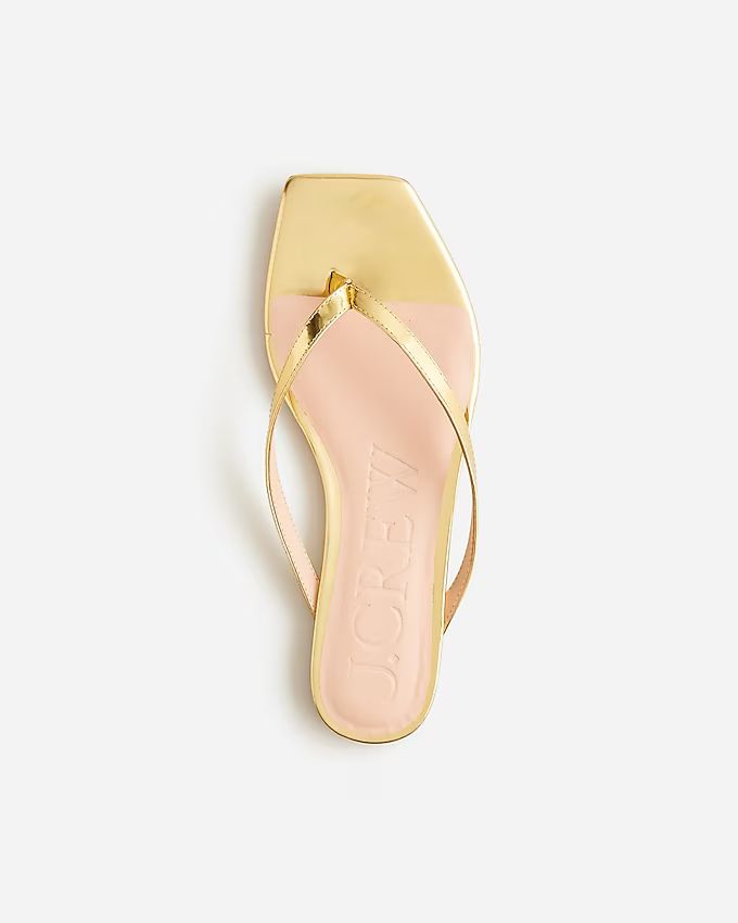2.8(15 REVIEWS)New Capri thong sandals in metallic leather$98.00-$118.00Dark Gold$118.00$98.00Sel... | J.Crew US