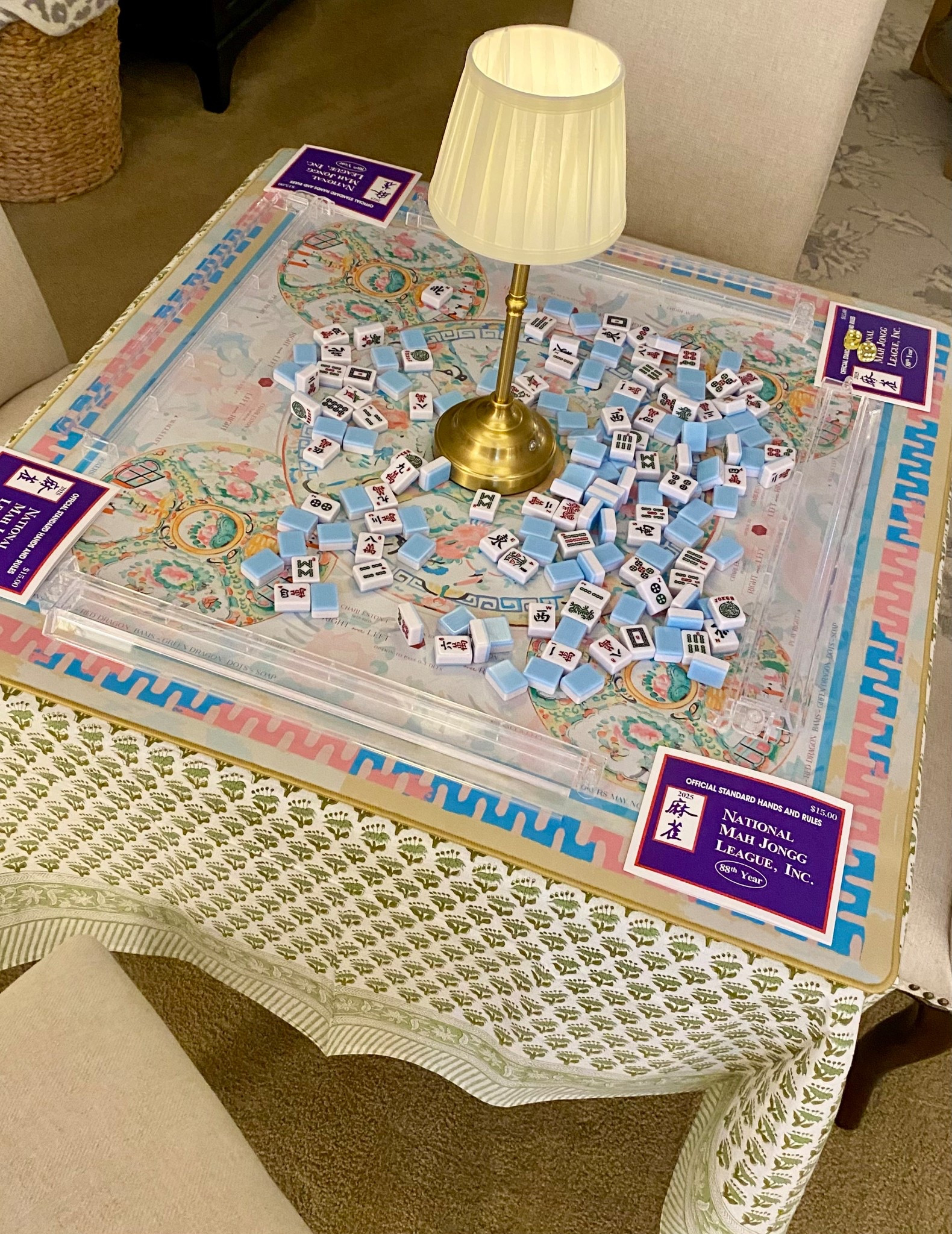 Shop my mahjong set up!! Almost all Amazon finds. Couldn’t link my mat, but it’s OhMyMahjong 🤍🤍

#LTKHome #LTKdayinmylife