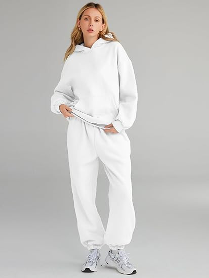 AUTOMET Womens 2 Piece Outfits Lounge Hoodie Sweatsuit Sets Oversized Sweatshirt Baggy Fall Fashi... | Amazon (US)