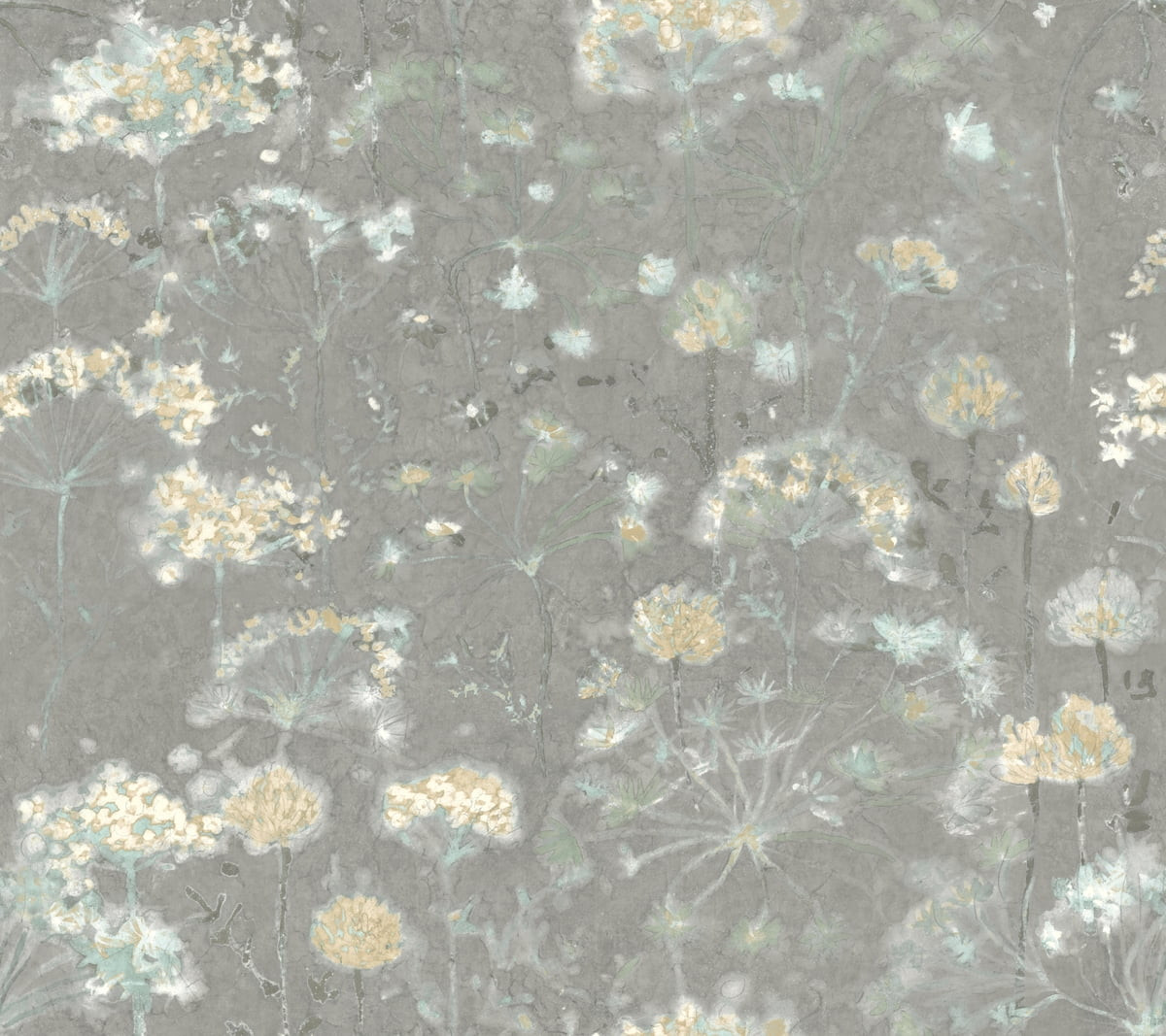 York Wallcoverings NA0541 Botanical Fantasy Wallpaper Grey - Walmart.com | Walmart (US)