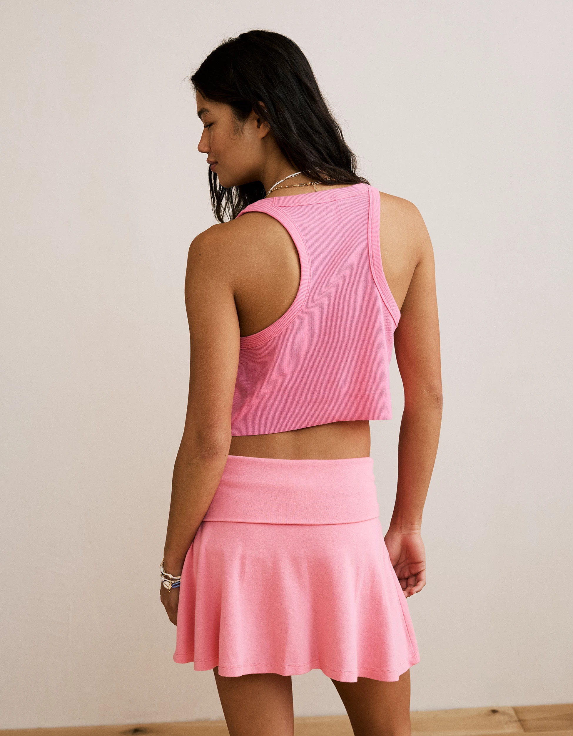 AE Cropped Racerback Tank | American Eagle Outfitters (US & CA)