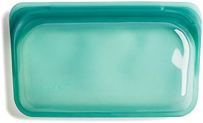 Stasher 100% Silicone Reusable Food Bag, Snack Storage Size, 4.5-inch (9.9-ounce), Waterfall | Amazon (US)