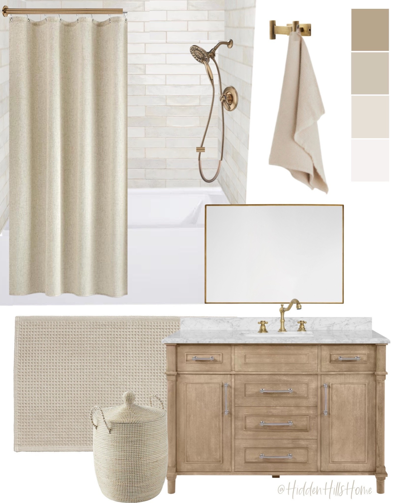 Bathroom decor, bathroom vanity, bathroom mood board, bathroom mirror, bathroom curtain #bathroom

#LTKHome #LTKSaleAlert #LTKSeasonal