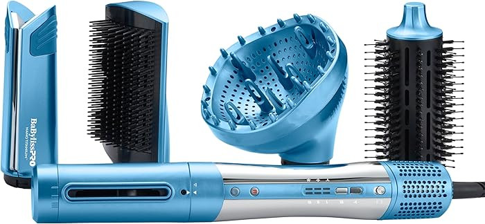 StyleSwitch Ionic Multi-Styler, Air Styler and Hair Dryer, Lightweight Hot Air Brush with 5 Attac... | Amazon (US)