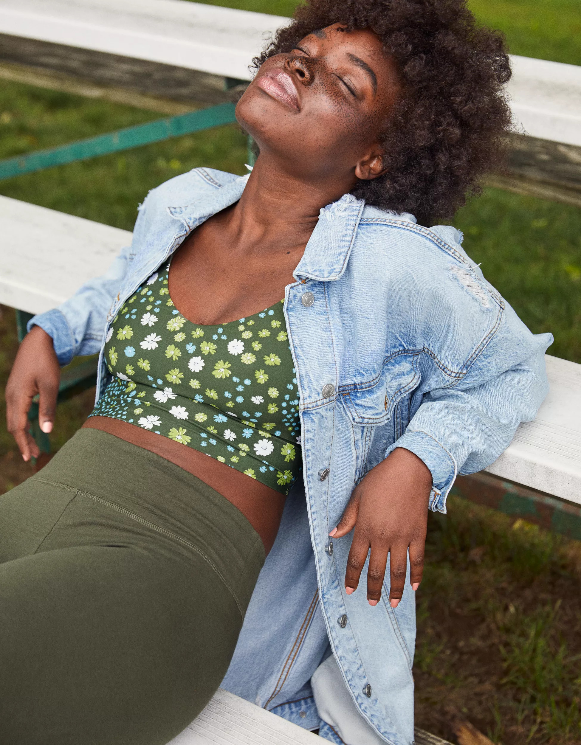 OFFLINE Oversized Boyfriend Denim Jacket | American Eagle Outfitters (US & CA)
