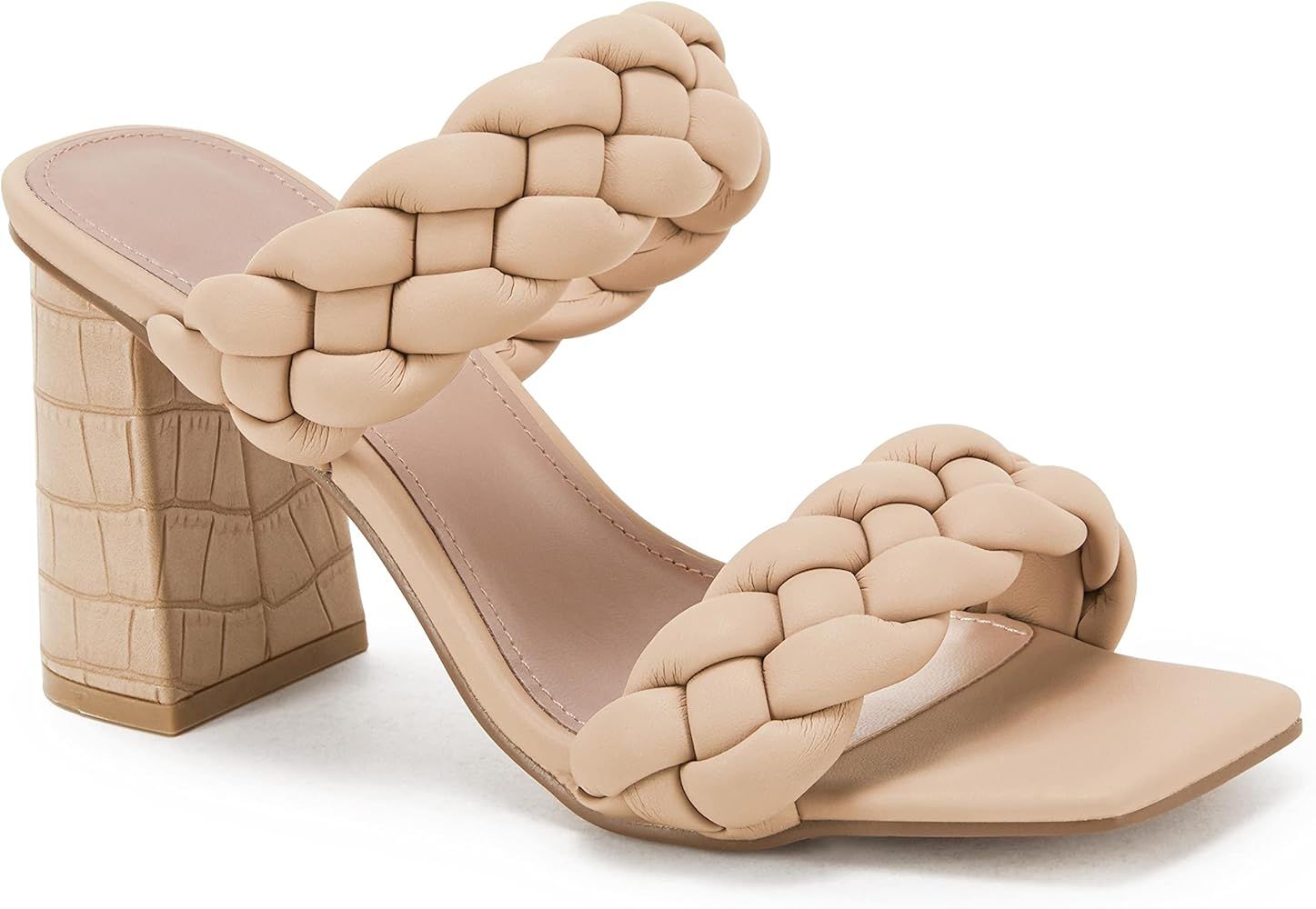 Braided Heeled Sandals | Amazon (US)