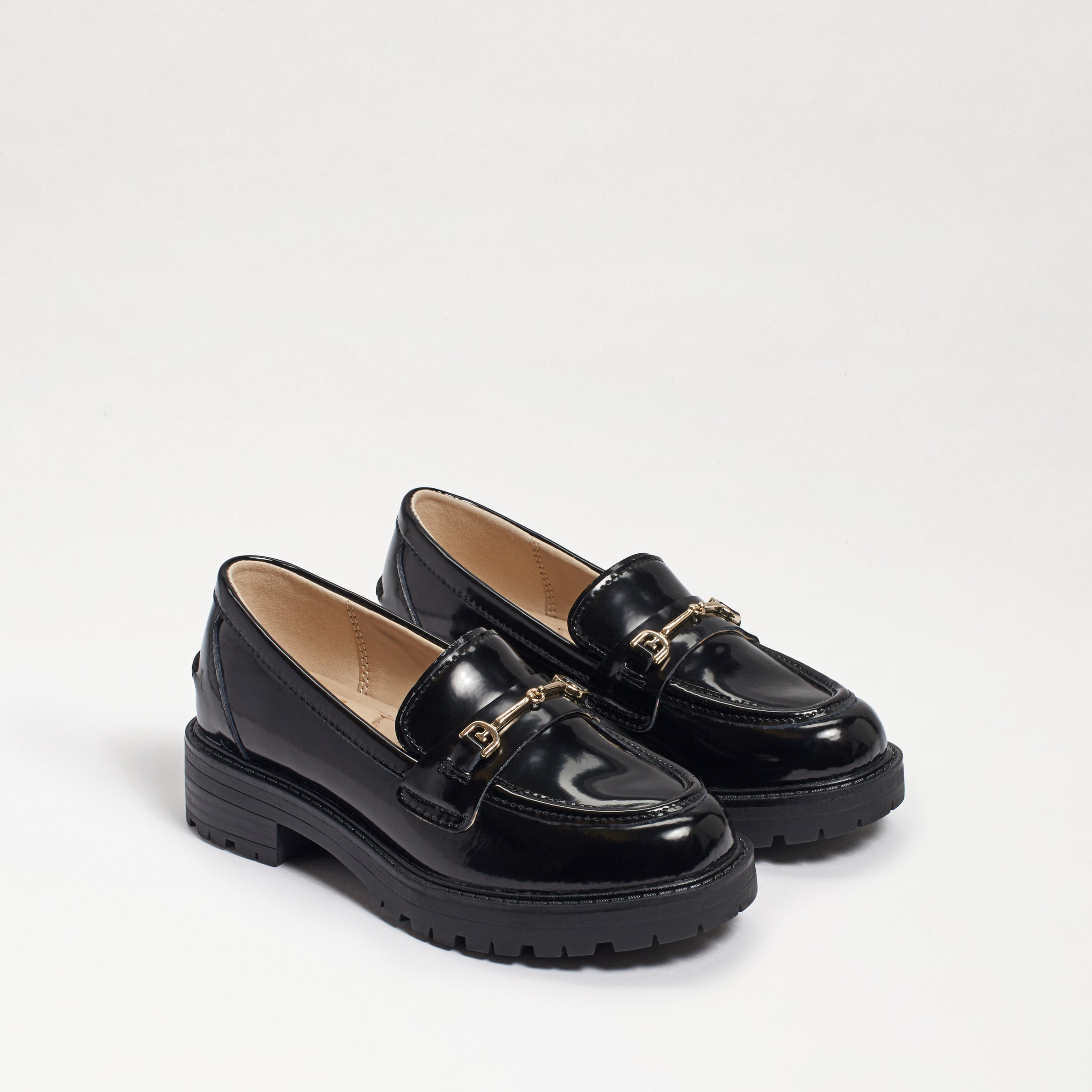 Sam Edelman Tully Kids Loafer Black Box Leather 4.0 | Sam Edelman