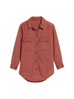 Soft-Brushed Utility Shacket for Women | Old Navy (US)