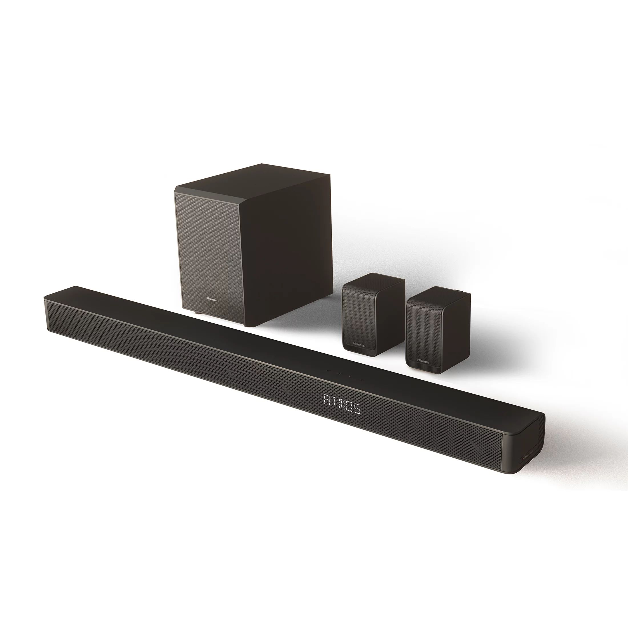 Hisense 5.1 Channel Soundbar with Wireless Subwoofer (AX5100G)-Black - Walmart.com | Walmart (US)