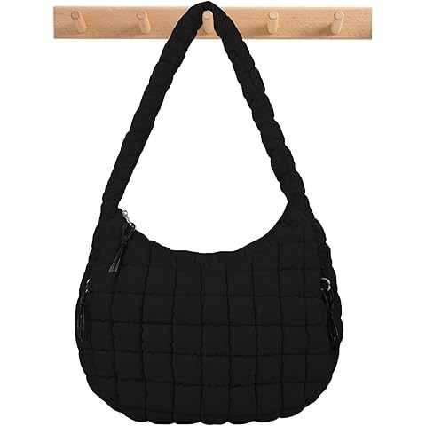 Bubble Quilted Hobo Women Handbag Cloud Tote Shoulder Bag Casual Crossbody Bag Gift for Women | Amazon (US)