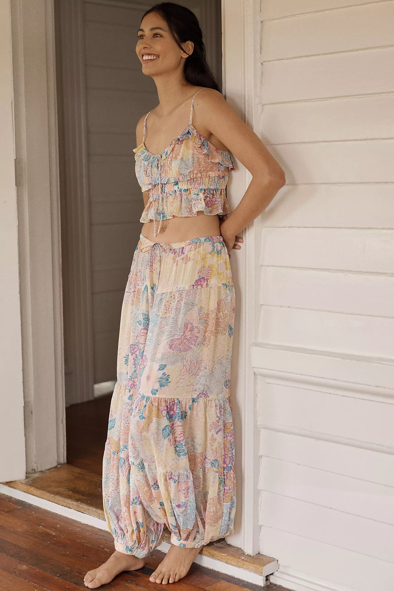 By Anthropologie Tiered Balloon Pants | Anthropologie (US)