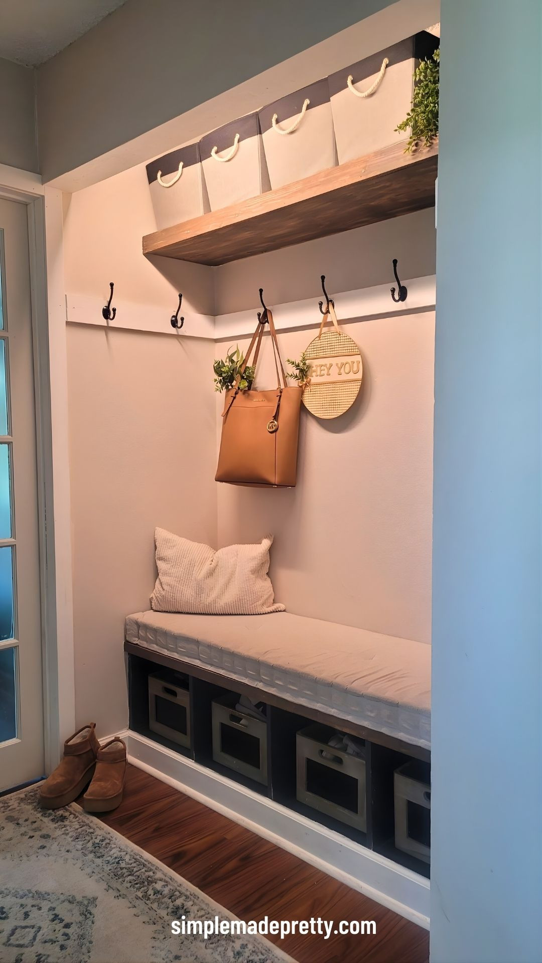 If your entryway = backpacks + shoes everywhere 😅👇

These finds helped us turn chaos into calm 💗

This tiny closet turned into our mudroom 👀✨
Game changer for busy mornings.
https://simplemadepretty.com/turn-a-closet-into-a-mud-room/

#EntrywayIdeas #HomeOrganization #LTKHome #BusyMomLife 

 #LTKHome