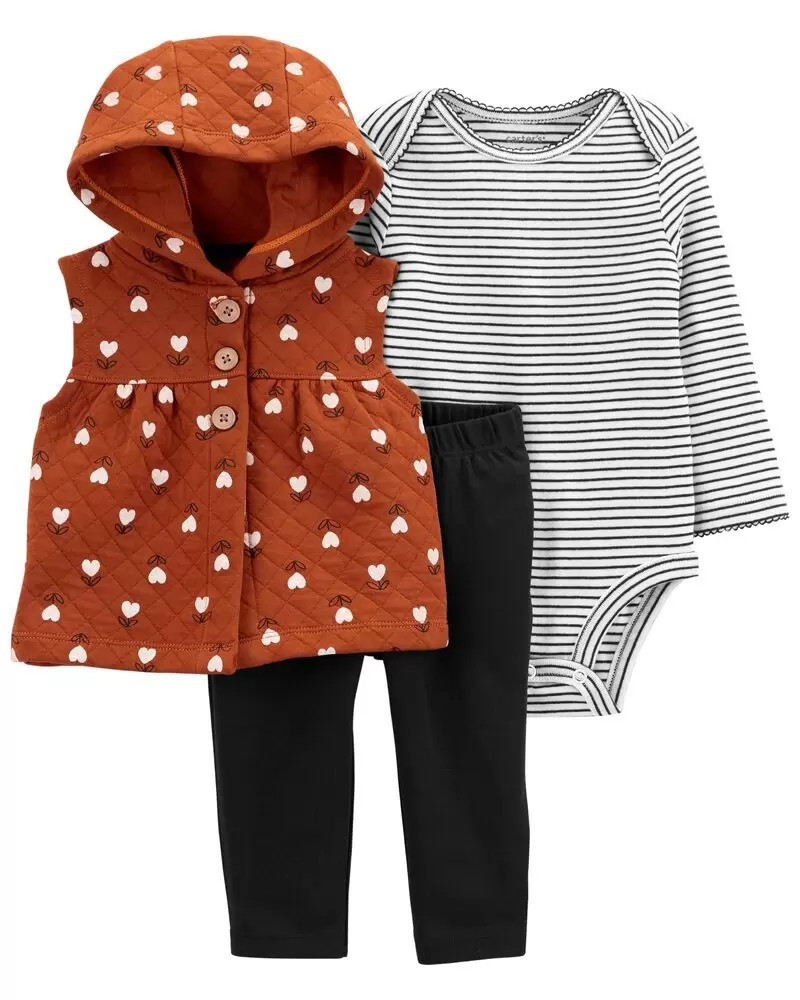 3-Piece Little Vest Set | Carter's