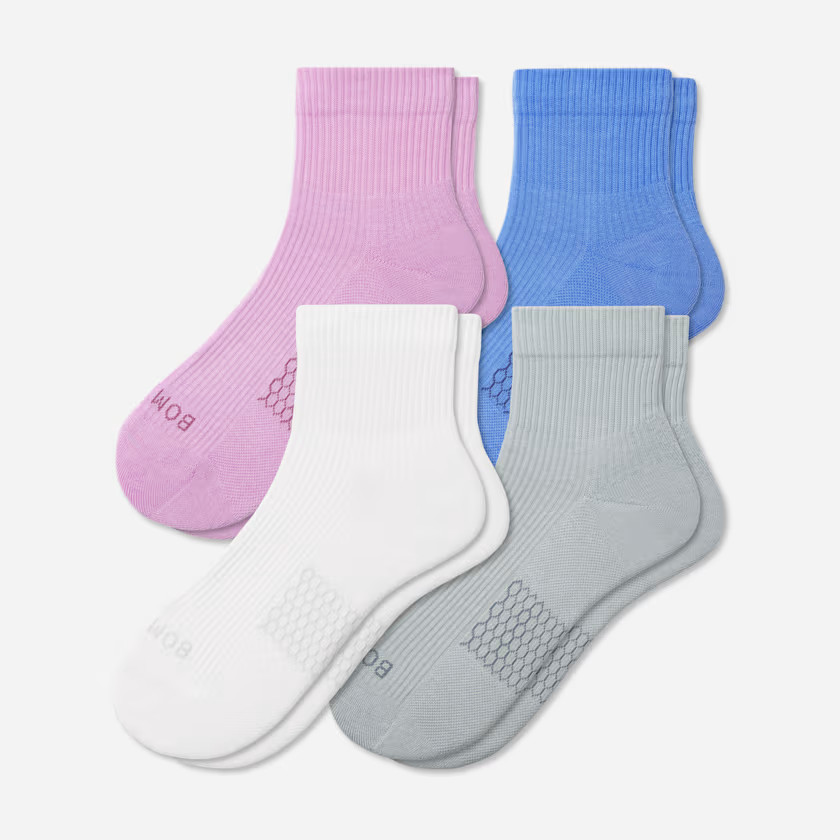 Women's Modern Rib Quarter Sock 4-Pack | Bombas
