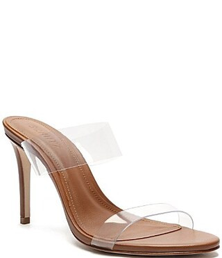 Schutz Ariella Clear Vinyl Dress Slides - 7 | Dillard's