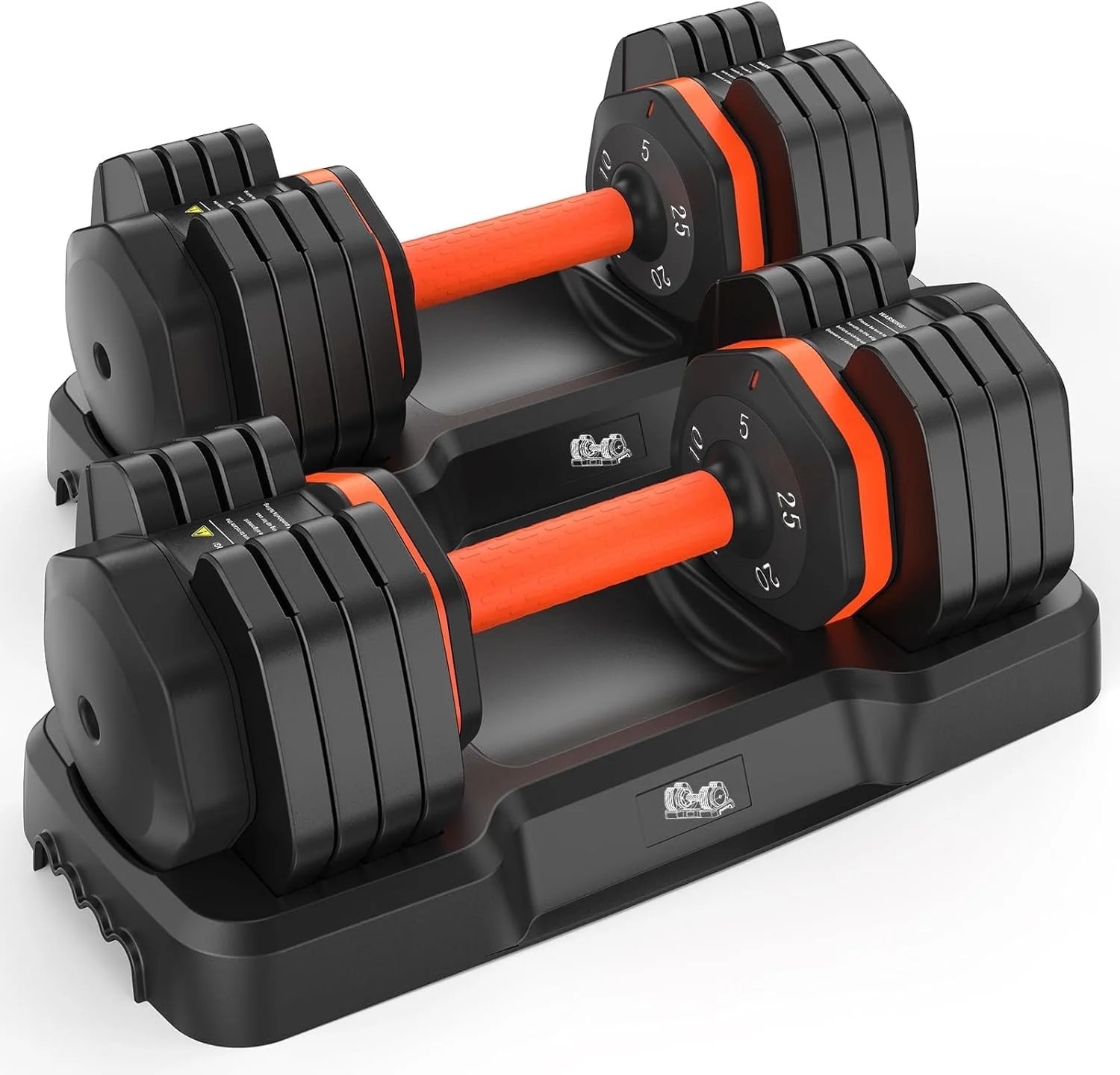 UPGO Adjustable Dumbbells Set 25LB A Pair Dumbbells Weights, 5 in 1 Free Weights 5/10/15/20/25lb/... | Walmart (US)