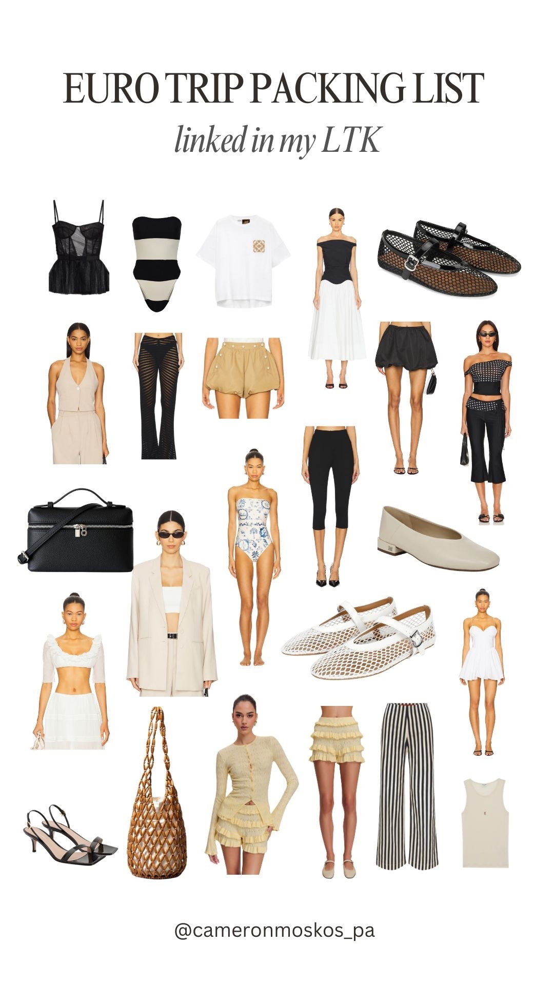 Euro Trip Packing List ✈️

#LTKTravel #LTKSeasonal #LTKStyleTip