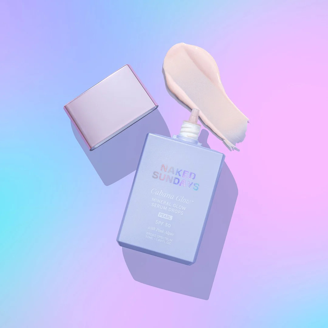 CabanaGlow™ SPF50 Mineral Glow Serum Drops - Pearl | Naked Sundays (US)