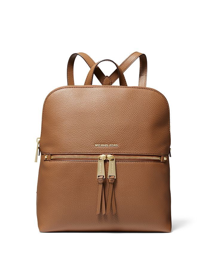 Michael Kors Rhea Zip Medium Slim Backpack & Reviews - Handbags & Accessories - Macy's | Macys (US)