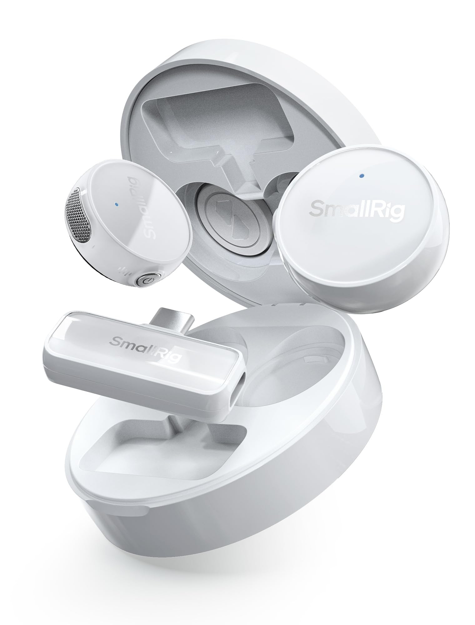 SMALLRIG S60 Wireless Lavalier Microphone with USB C for iPhone, for Android, Mini Mic with 44H B... | Amazon (US)