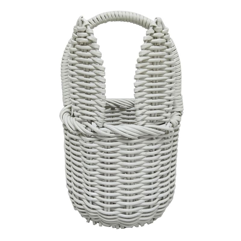 Woven Bunny Ear Easter Basket, White | At Home