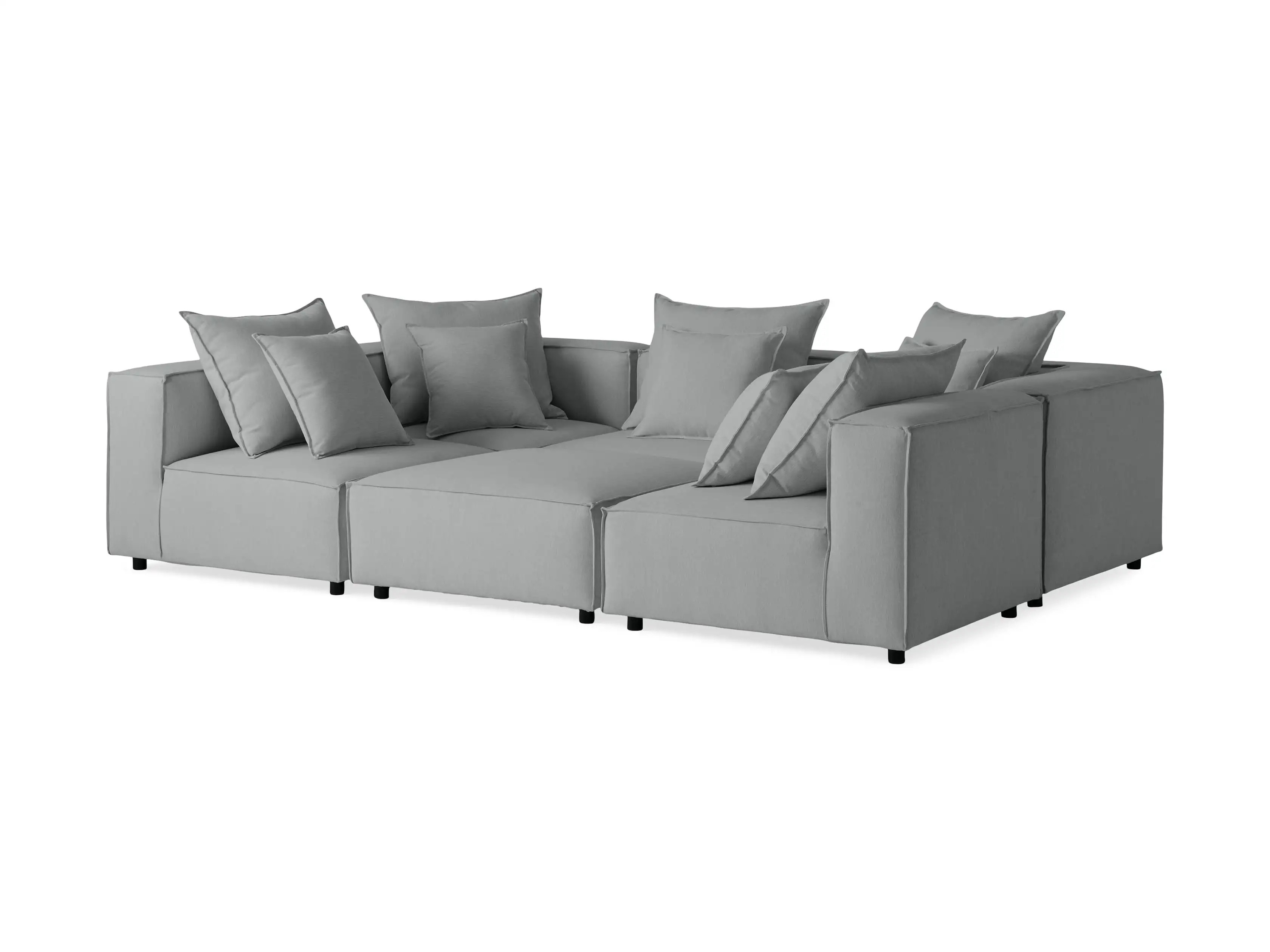Coburn Outdoor Six Piece Pit Sectional | Arhaus
