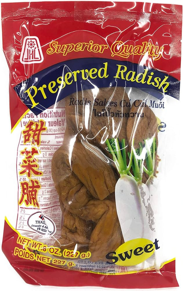 JHC Whole Preserved Radish Sweet 8Oz Product of Thailand | Amazon (US)