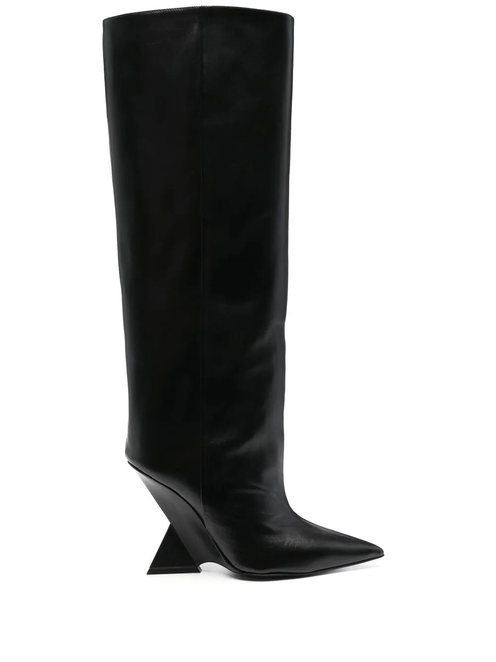 The Attico Cheope knee-high 105mm boots - Black | Farfetch Global