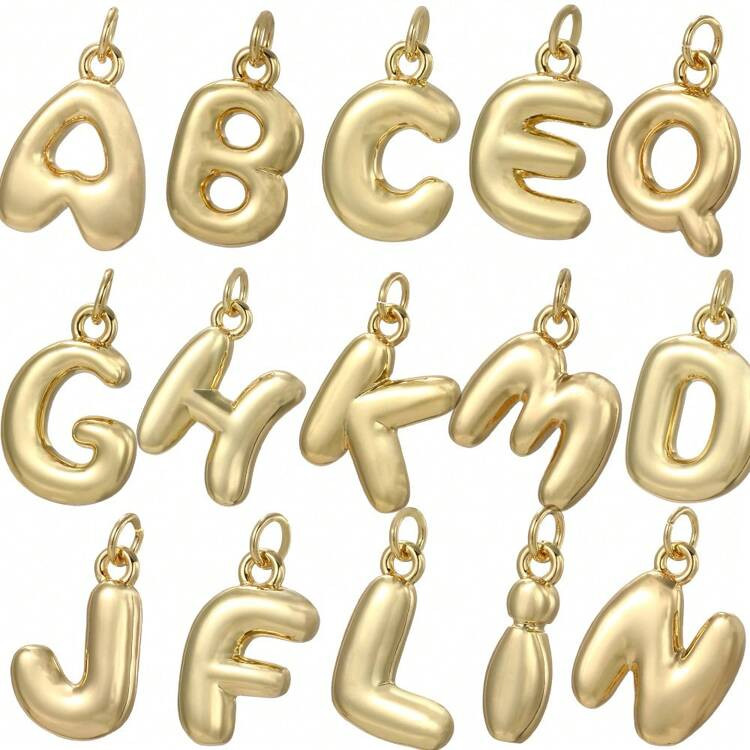 1pc Women Fashion Minimalist Stainless Steel Letter Pendant, For Necklace Or Bracelet | SHEIN