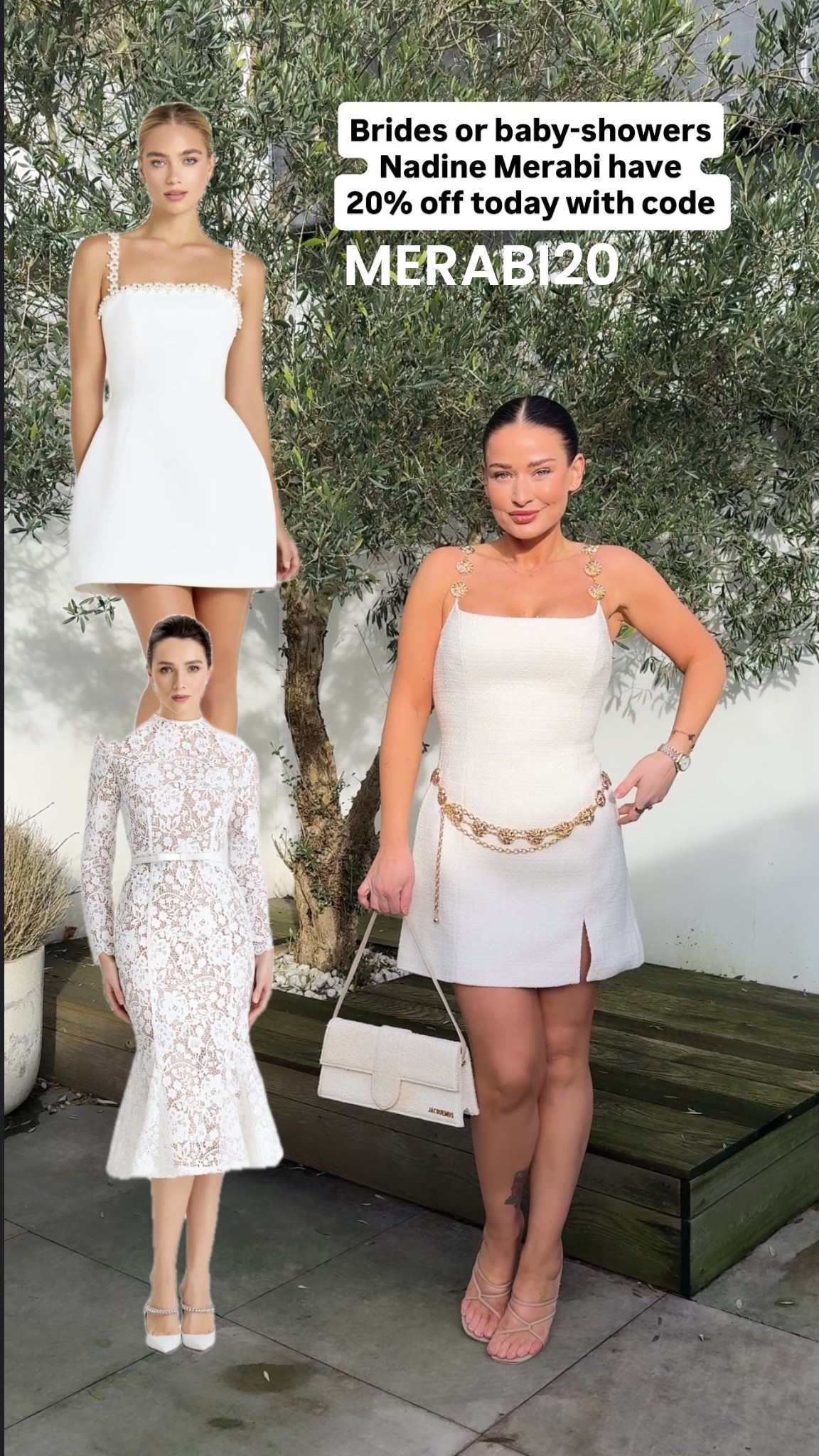 Get 20% off Nadine Merabi 

Bridal baby shower occasion wear 

#LTKuk #LTKspring #LTKwedding