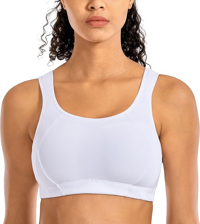 SYROKAN Bounce Control Plus Size Sports Bras for Women High Support Double Back Hooks Full Covera... | Amazon (US)