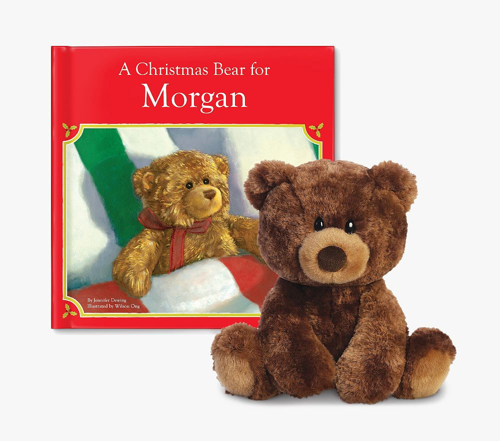 A Christmas Bear Personalized Book & Plush Set | Pottery Barn Kids