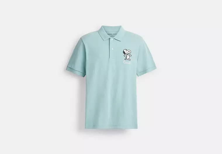 Coach X Peanuts Snoopy Polo In Organic Cotton | Coach Outlet US