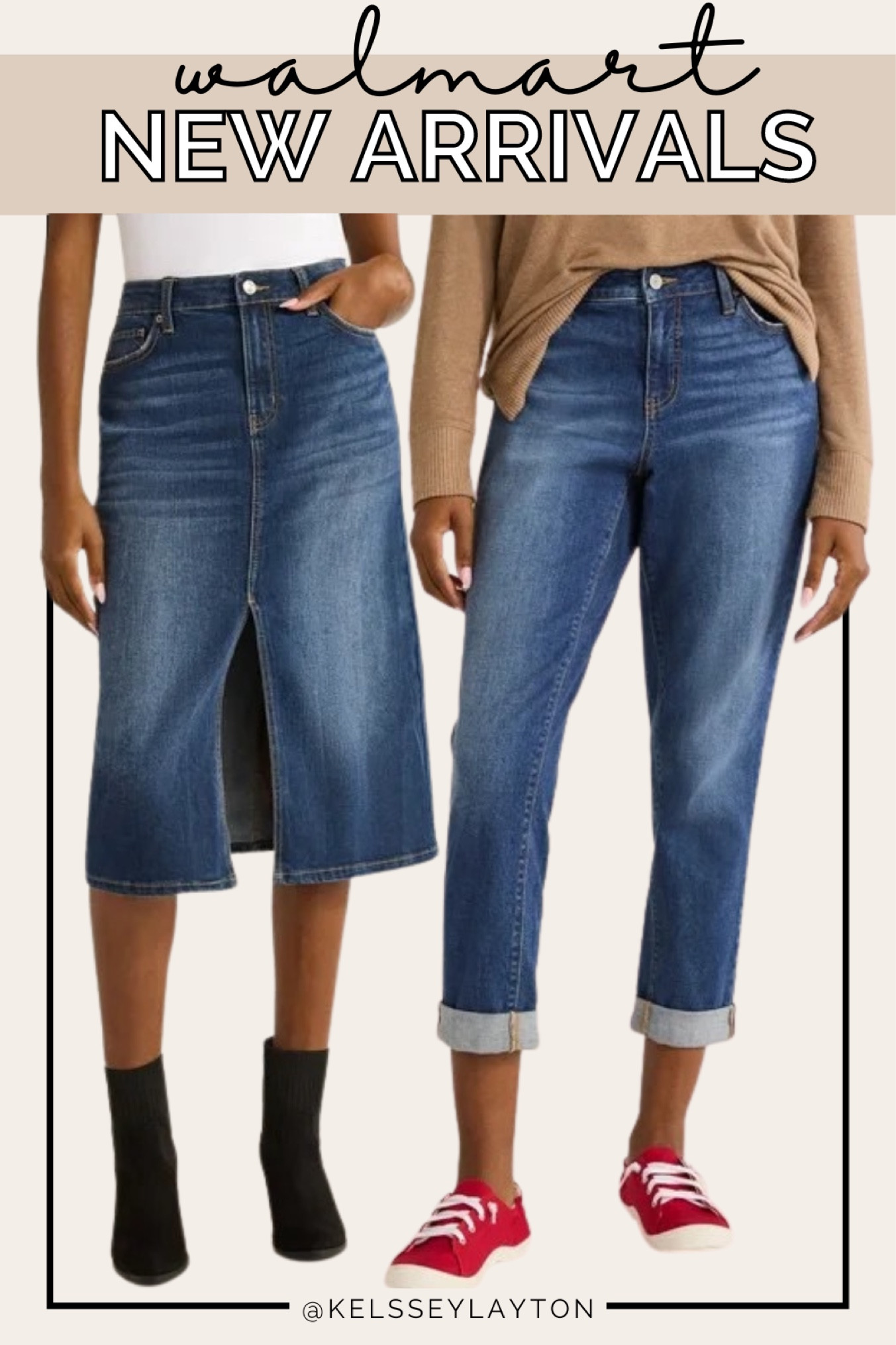 Walmart new arrival, time and tru jeans, time and tru midi skirt 

#LTKStyleTip #LTKSeasonal #LTKFindsUnder50